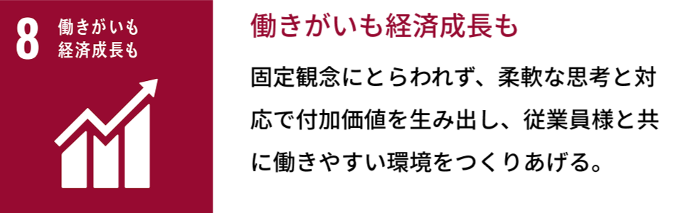 働きがいも経済成長も